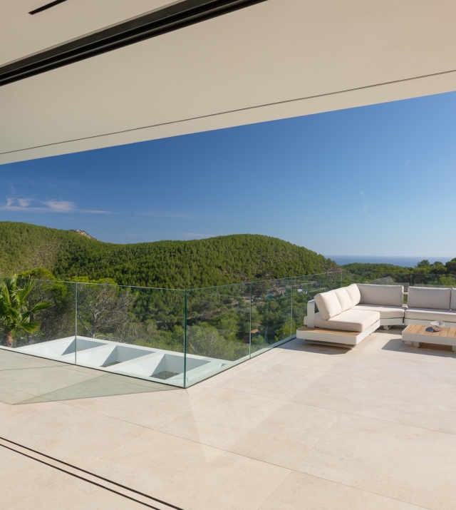 Resa Estates for sale Ibiza Vlla Aixa te koop sale lift sea views upper terrace.jpg